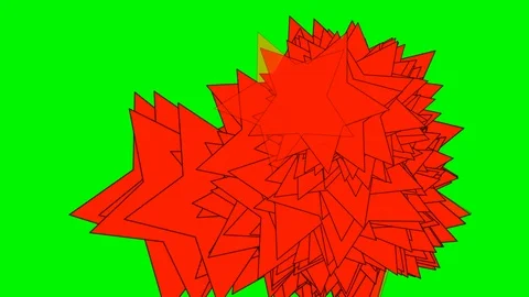 Green background with moving star lines Stock Footage 109074005