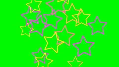 Green background with moving star lines Stock Footage 123263245