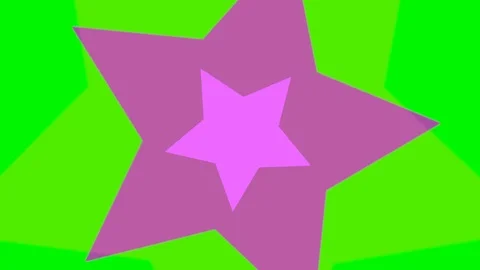 Green background with moving stars Stock Footage 104380276