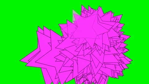 Green background with moving stars Stock Footage 109077906