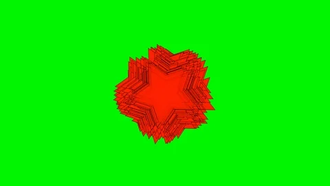 Green background with moving stars Stock Footage 111239662