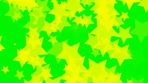 Green background with moving stars Stock Footage 112644655