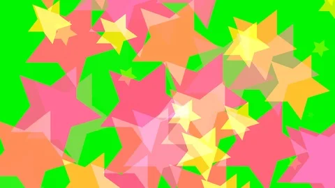 Green background with moving stars Stock Footage 112906201