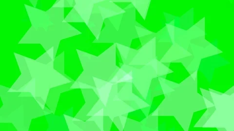 Green background with moving stars Stock Footage 112907539