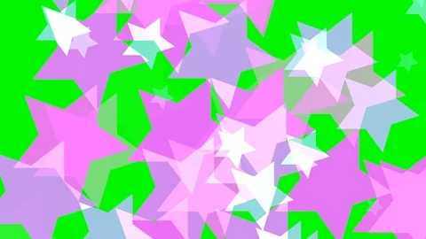 Green background with moving stars Stock Footage 112911142