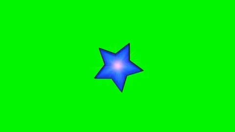 Green background with moving stars Stock Footage 120158950