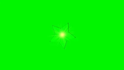 Green background with moving stars Stock Footage 120159187