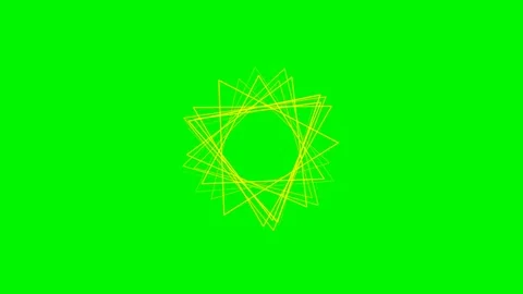 Green background with moving triangle lines Stock Footage 114105192