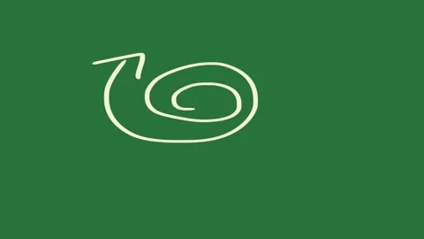 A green background with the number 10 on it and white logo letter g green Video stock 335131817
