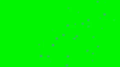 Green background with numbers random motion Stock Footage 104835274