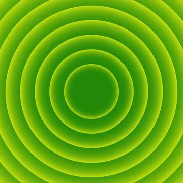 Green background with outer gradient circles Stock Illustration