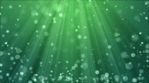 Green Background With Particles and Spotlights Stock Footage 45900986
