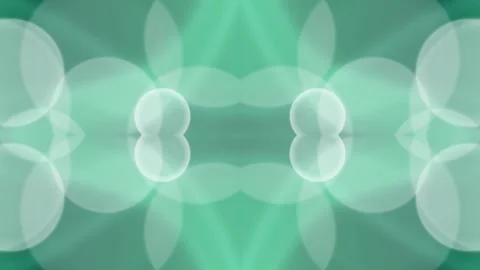 Green background with a pattern of circles Stock Footage 330511086