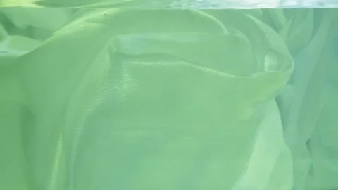 A green background with a person in the foreground Stock Footage 313563653