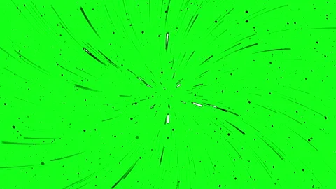 Green background with radiating lines and dark dots Stock Footage 296662689