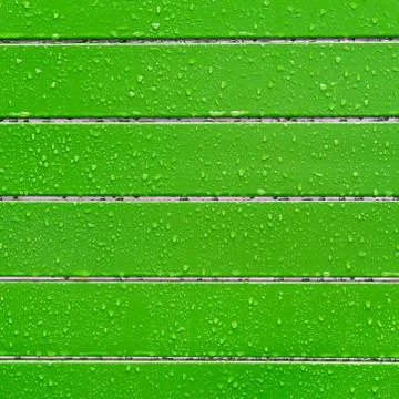 Green background with raindrops Stock Photos