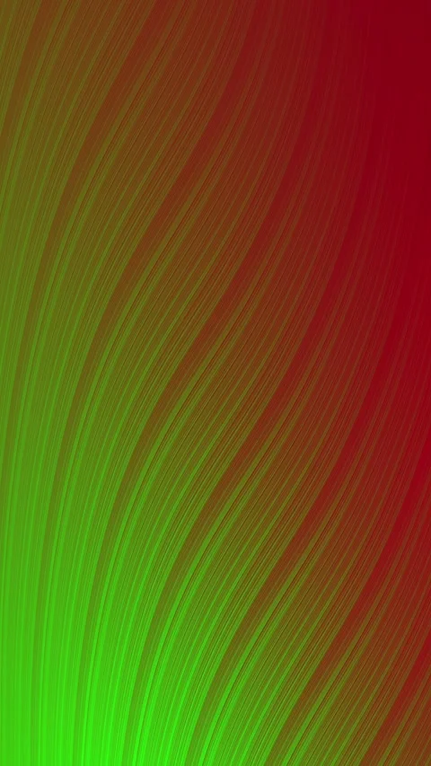 Green Background Red Light Simple Wavy Squiggly Line Futuristic Animated Stock Footage 310349395