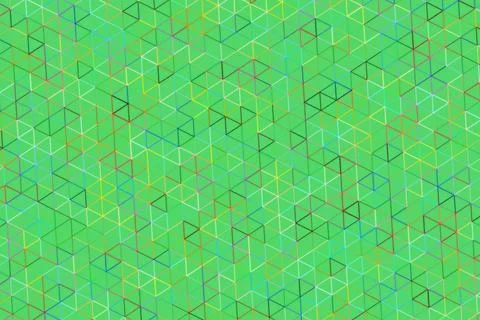 Green background with scattered black arrow icons Stock Illustration