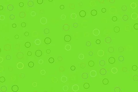 Green background with scattered circles for design or pattern Stock Illustration