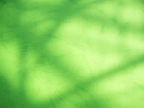 Green background shadow light overlay blur nature on cment floor wall Stock Photos