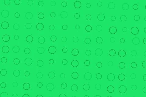 Green background with simple circles pattern for design Stock Illustration