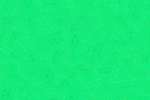 Green background with simple geometric line patterns Stock Illustration