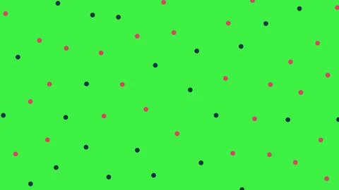 Green background with small pink and dark blue polka dots 스톡 일러스트