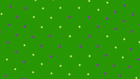 Green background with small purple and light yellow diamonds Stock Illustration