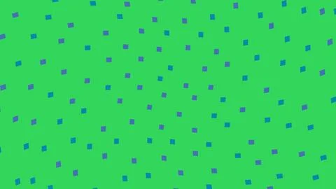 Green background with small purple square confetti pattern イラスト素材