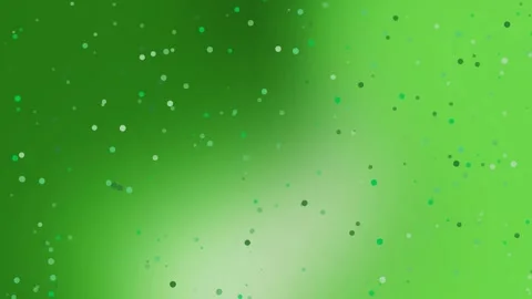 Green Background with Small White Particles. Video stock 329928428