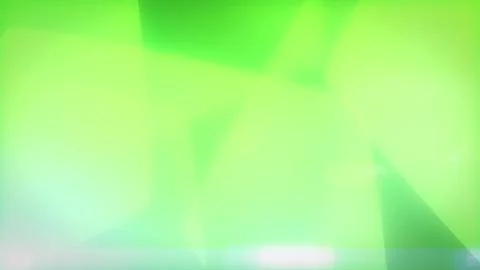 Green background with smooth spinning of hexagons. 2d Illustration Stock Illustration