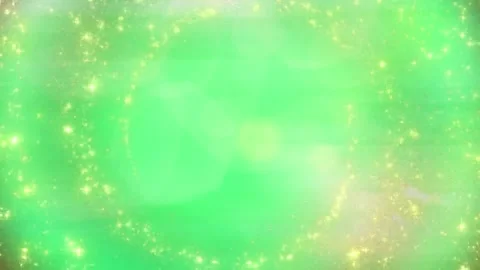 Green background with sparkling confetti Video stock 338217492