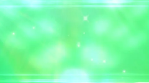 Green background with sparkling light rays Stock Footage 338238135