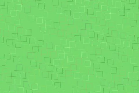 Green background with square pattern for technology design Stock Illustration