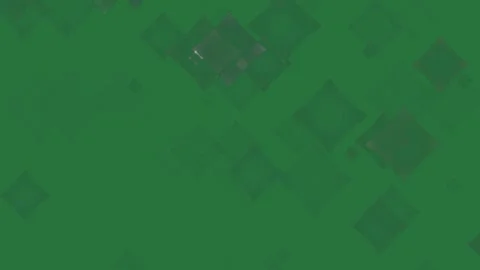 A green background with squares and diamond pattern green screen colorful Stock Footage 337336309