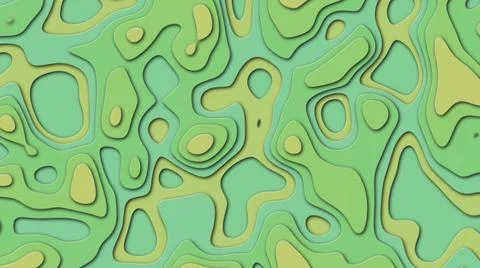 Green Background on theme geodesy or topography. Abstract topographic background Stockillustratie