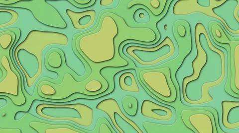 Green Background on theme geodesy or topography. Abstract topographic background Stock Illustration