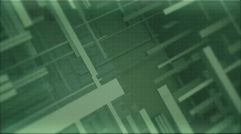Green background for the titles of the moving lines and the grid Stock Footage 68774723