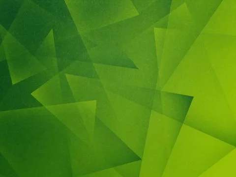 Green background with triangle layers in abstract geometric pattern Stock Illustration