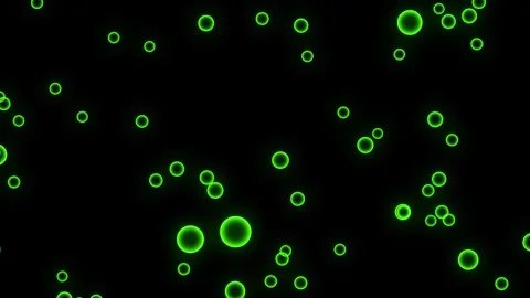 Green Background with Water Drops and Bubbles Abstract Digital Rain Pattern Stock Footage 340047353