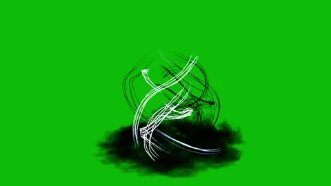 A green background with white and black abstract lines Vídeos de archivo 331103183