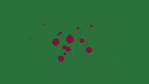 A green background with white border and screen red dot on it dots circles Stock-Footage 335065878