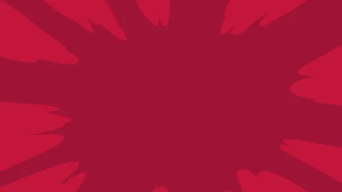 A green background with white border and red star burst christmas tree flower Видео 335066328