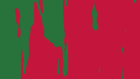 A green background with white border and red dripping paint an image of black Video stock 335066407