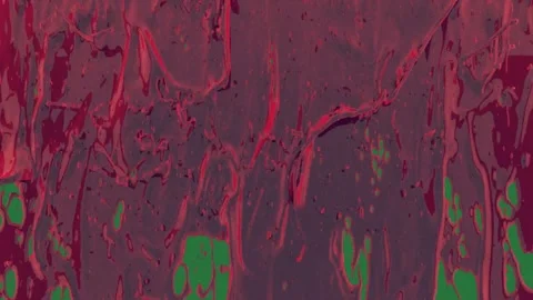 A green background with white border and bunch of grass red paint on black Video stock 335067017