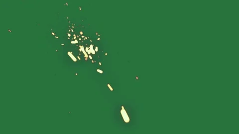 A green background with white border and fire on screen it green screen Video stock 335122572