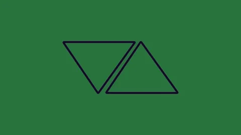A green background with white border and screen the number 7 on it black Vidéo 335130478