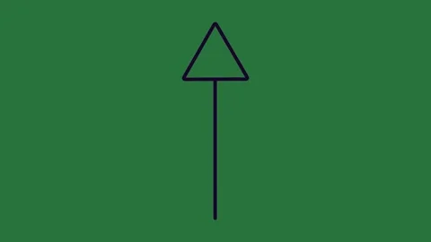 A green background with white border and screen an arrow pointing to the left Видео 335130566