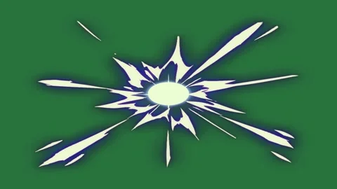 A green background with white border and star in the middle of screen on it Stock-Footage 335681107