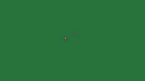 A green background with white border and circle of fire on screen red it dot Stock Footage 335681394